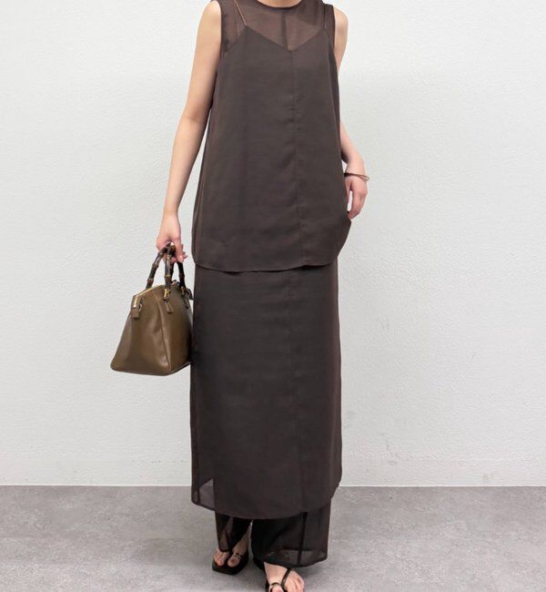  「【JAPAN MADE】シアーキャミ」|シャツ・ブラウス|