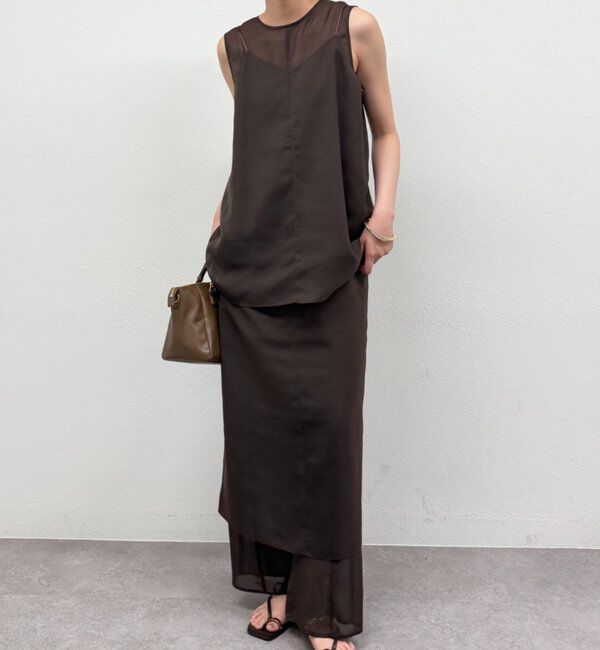  「【JAPAN MADE】シアーキャミ」|シャツ・ブラウス|