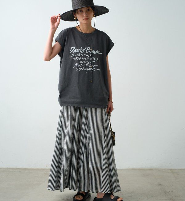  「リネンフレアスカート」|スカート|