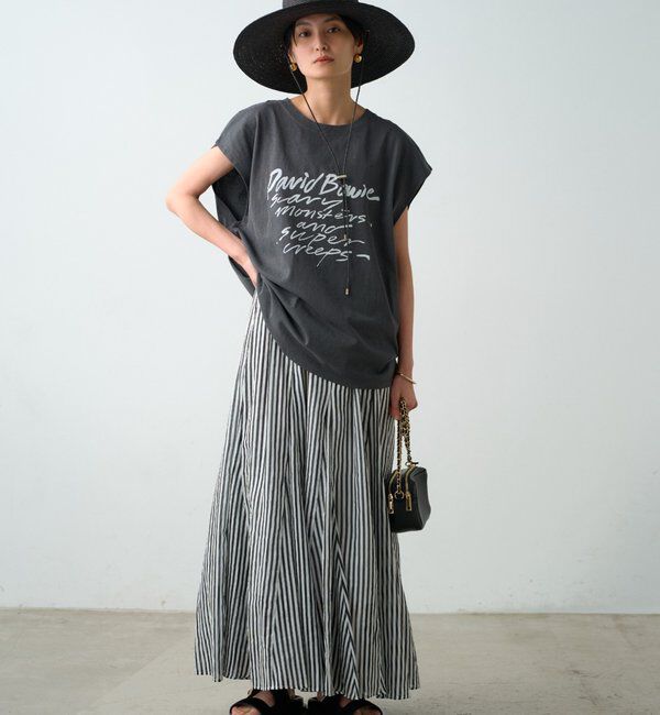  「リネンフレアスカート」|スカート|