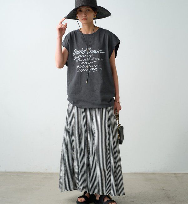  「リネンフレアスカート」|スカート|