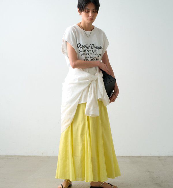  「リネンフレアスカート」|スカート|