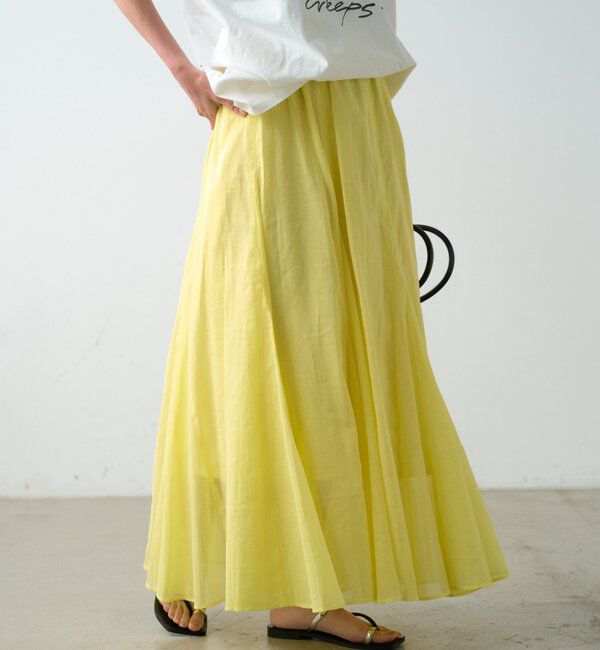  「リネンフレアスカート」|スカート|