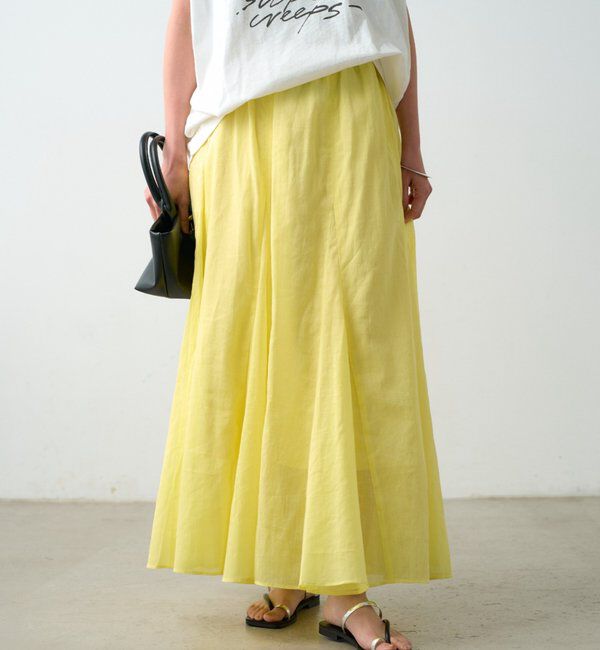  「リネンフレアスカート」|スカート|