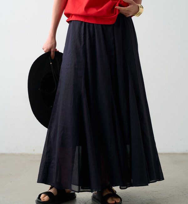  「リネンフレアスカート」|スカート|