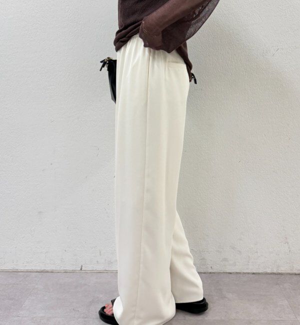  「イージーワイドタックパンツ」|チノ|