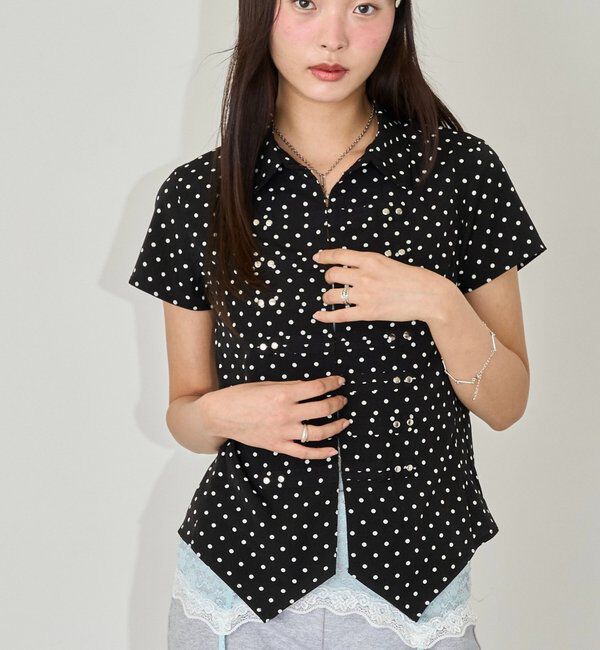  「【WEB限定】ナポレオンコンパクト半袖シャツ」|シャツ・ブラウス|