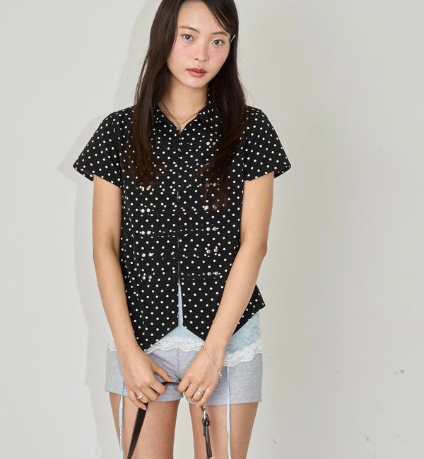  「【WEB限定】ナポレオンコンパクト半袖シャツ」|シャツ・ブラウス|