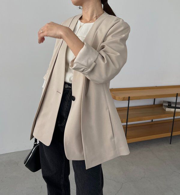  「【再販】〈C.L〉スリットスリーブジャケット」|テーラードジャケット|