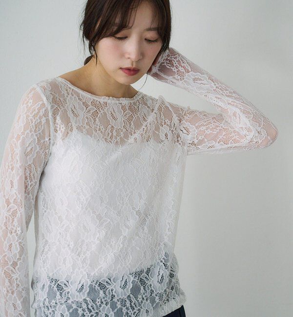  「レースプルオーバー」|Tシャツ・カットソー|
