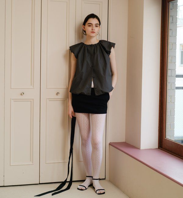  「パフギャザーバルーントップス」|シャツ・ブラウス|