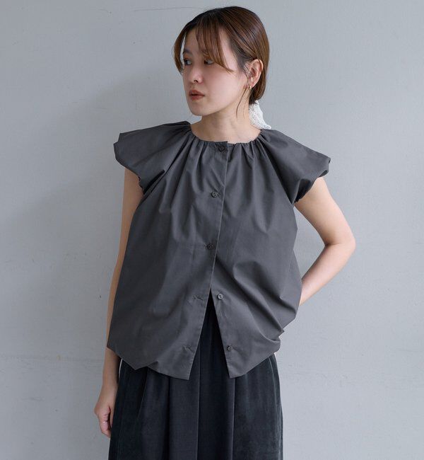  「パフギャザーバルーントップス」|シャツ・ブラウス|