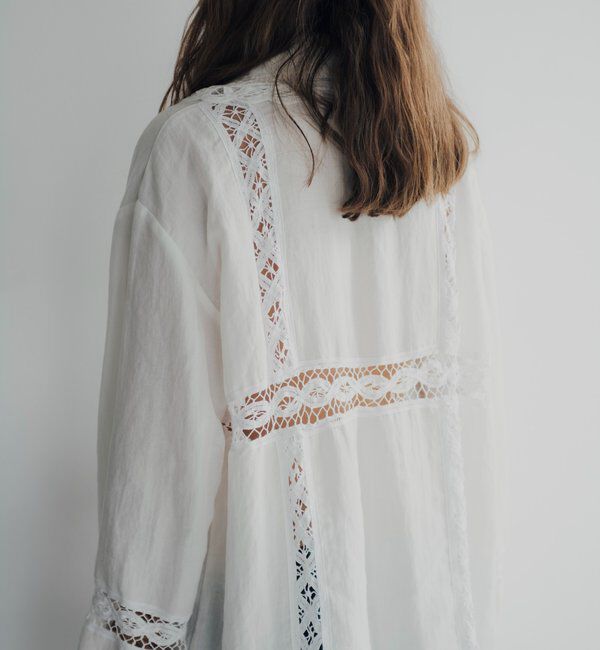  「【Pasterip】 バテンレースデザインブラウス」|シャツ・ブラウス|