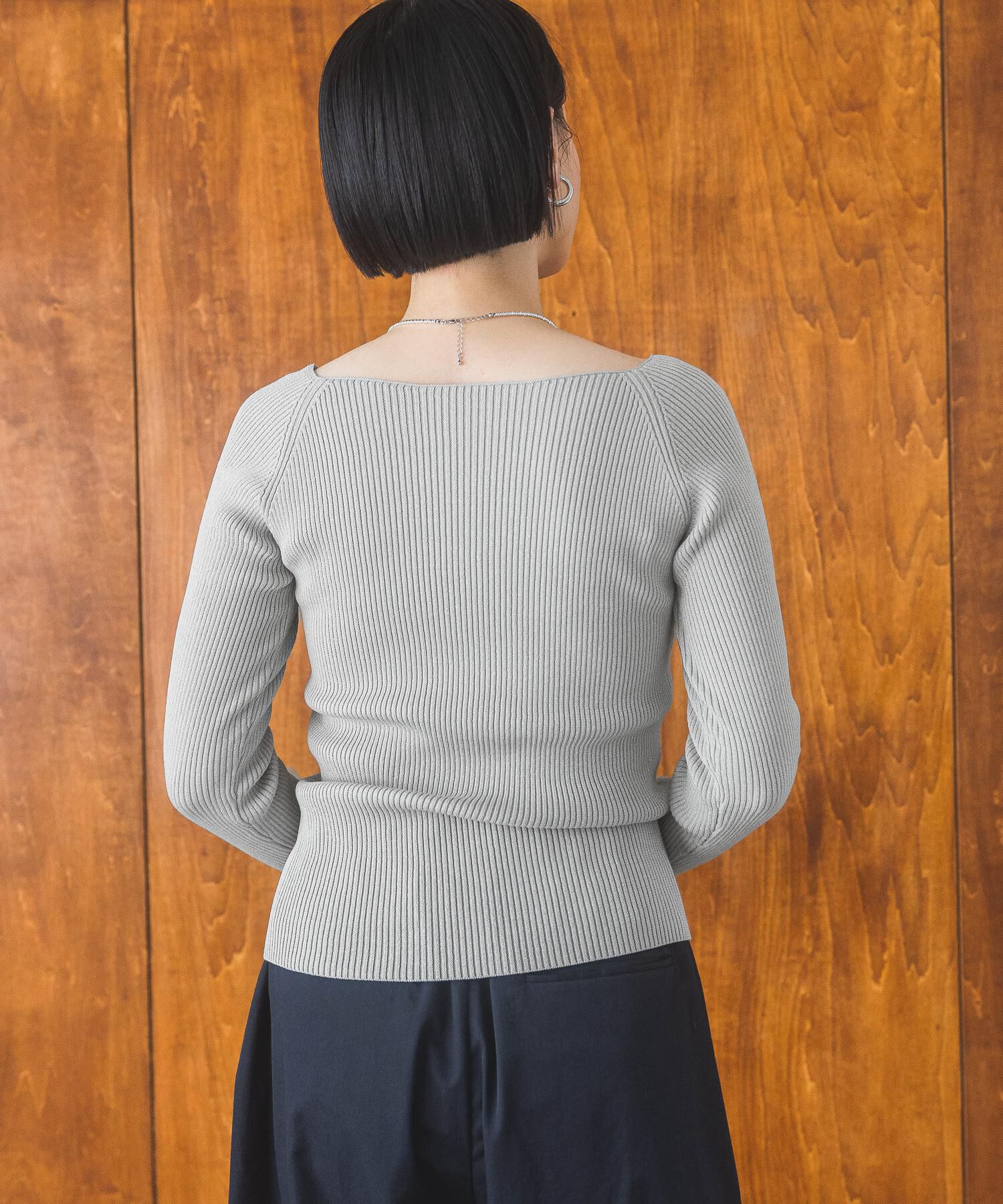 A part by 「2WAYボートネックプルオーバー_長袖」|ニット・セーター|