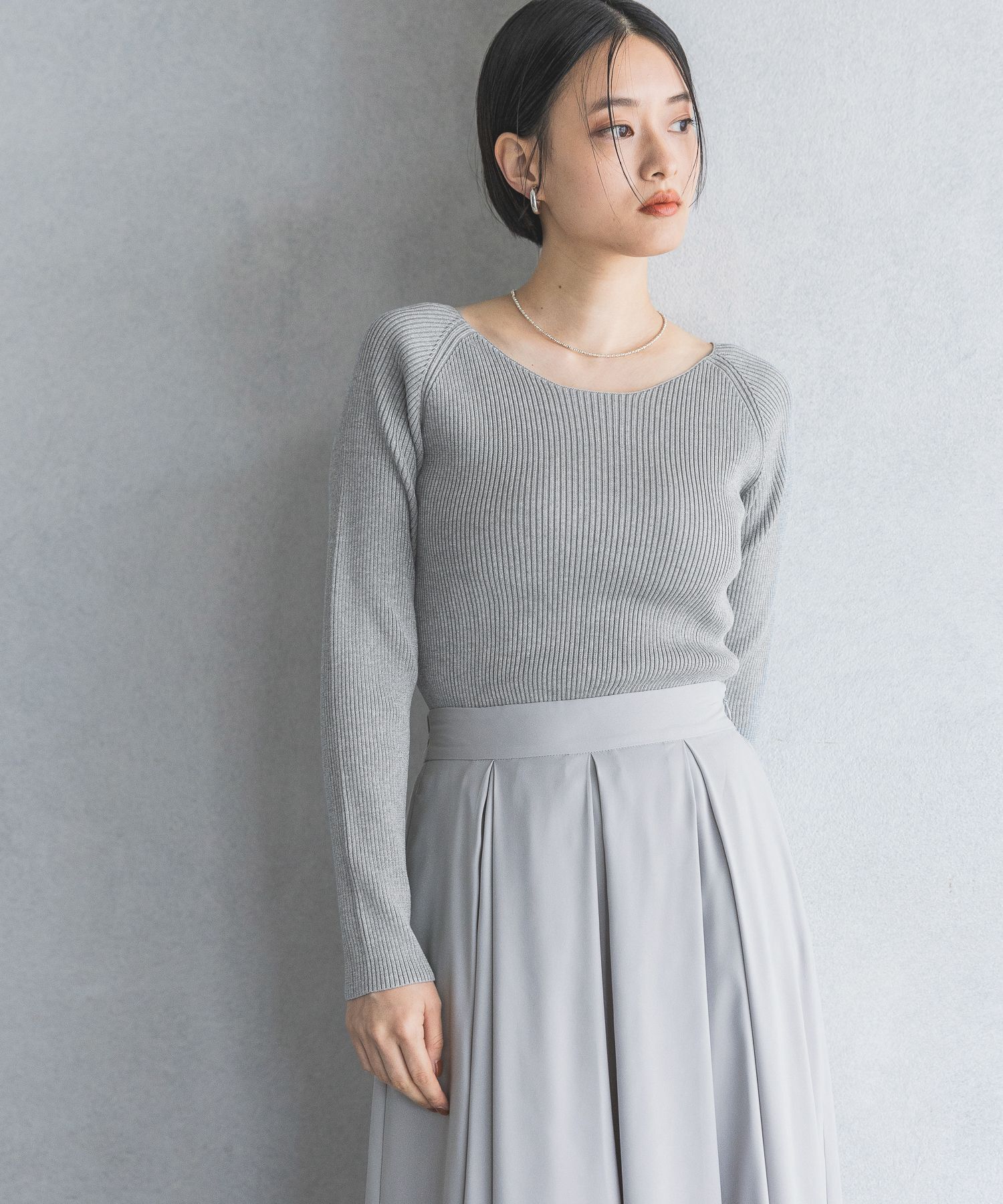 A part by 「2WAYボートネックプルオーバー_長袖」|ニット・セーター|