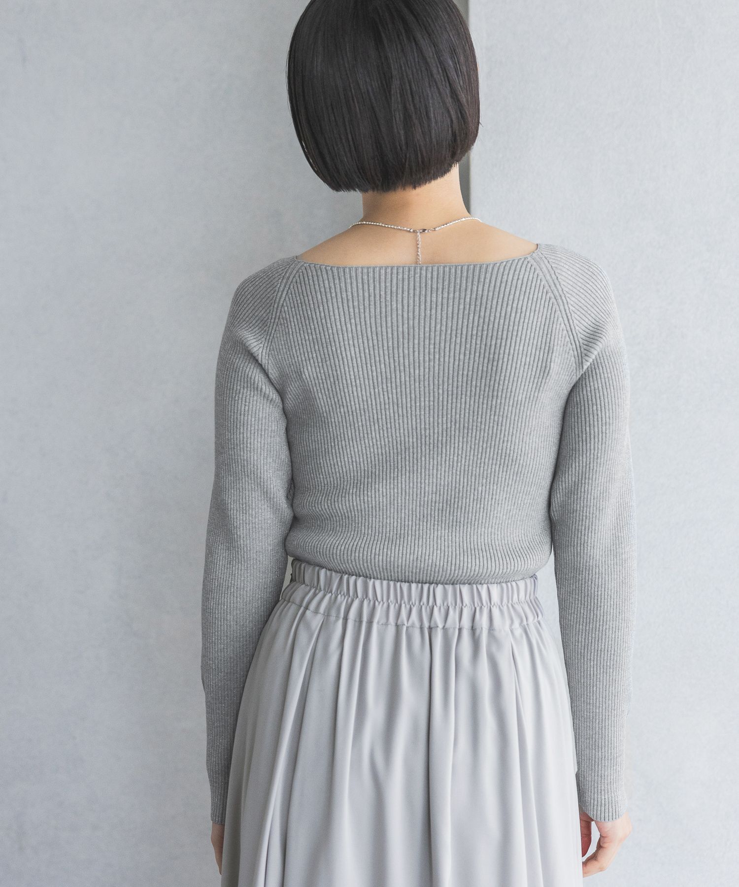 A part by 「2WAYボートネックプルオーバー_長袖」|ニット・セーター|