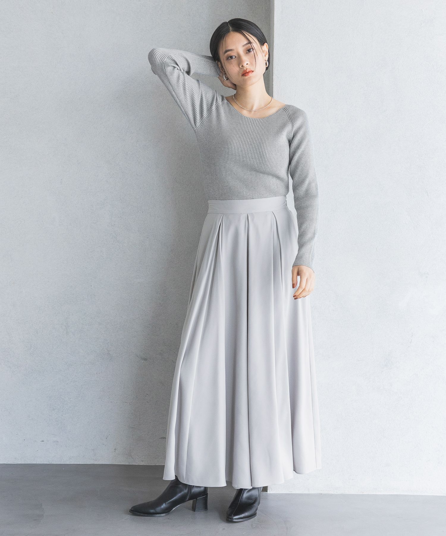 A part by 「2WAYボートネックプルオーバー_長袖」|ニット・セーター|