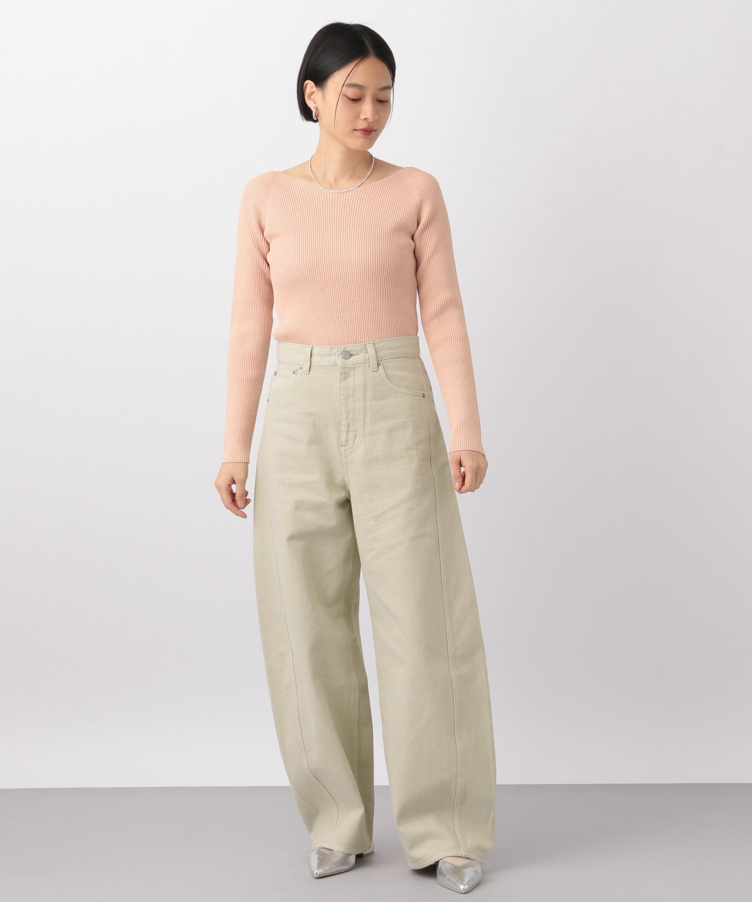 A part by 「2WAYボートネックプルオーバー_長袖」|ニット・セーター|