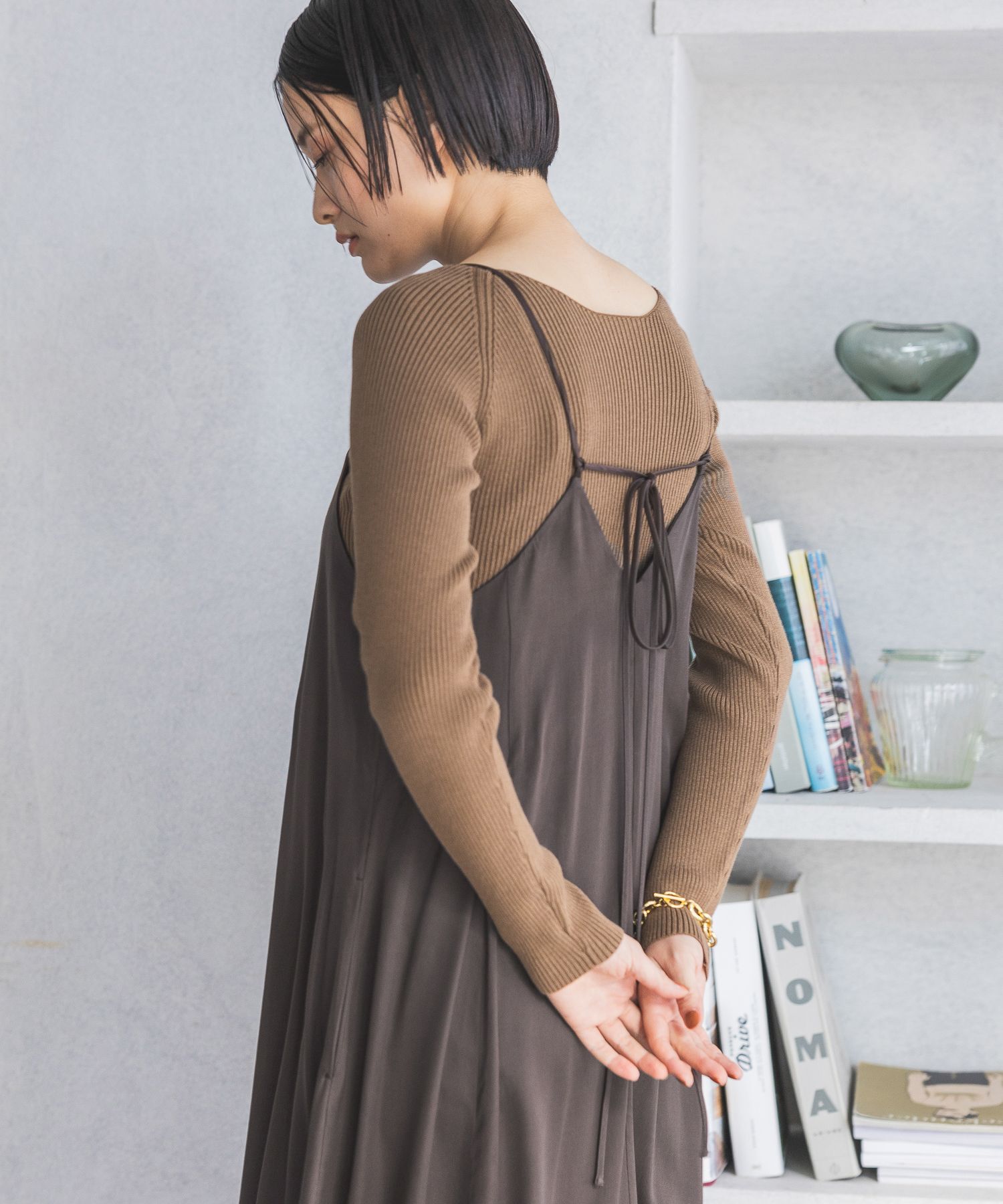 A part by 「2WAYボートネックプルオーバー_長袖」|ニット・セーター|