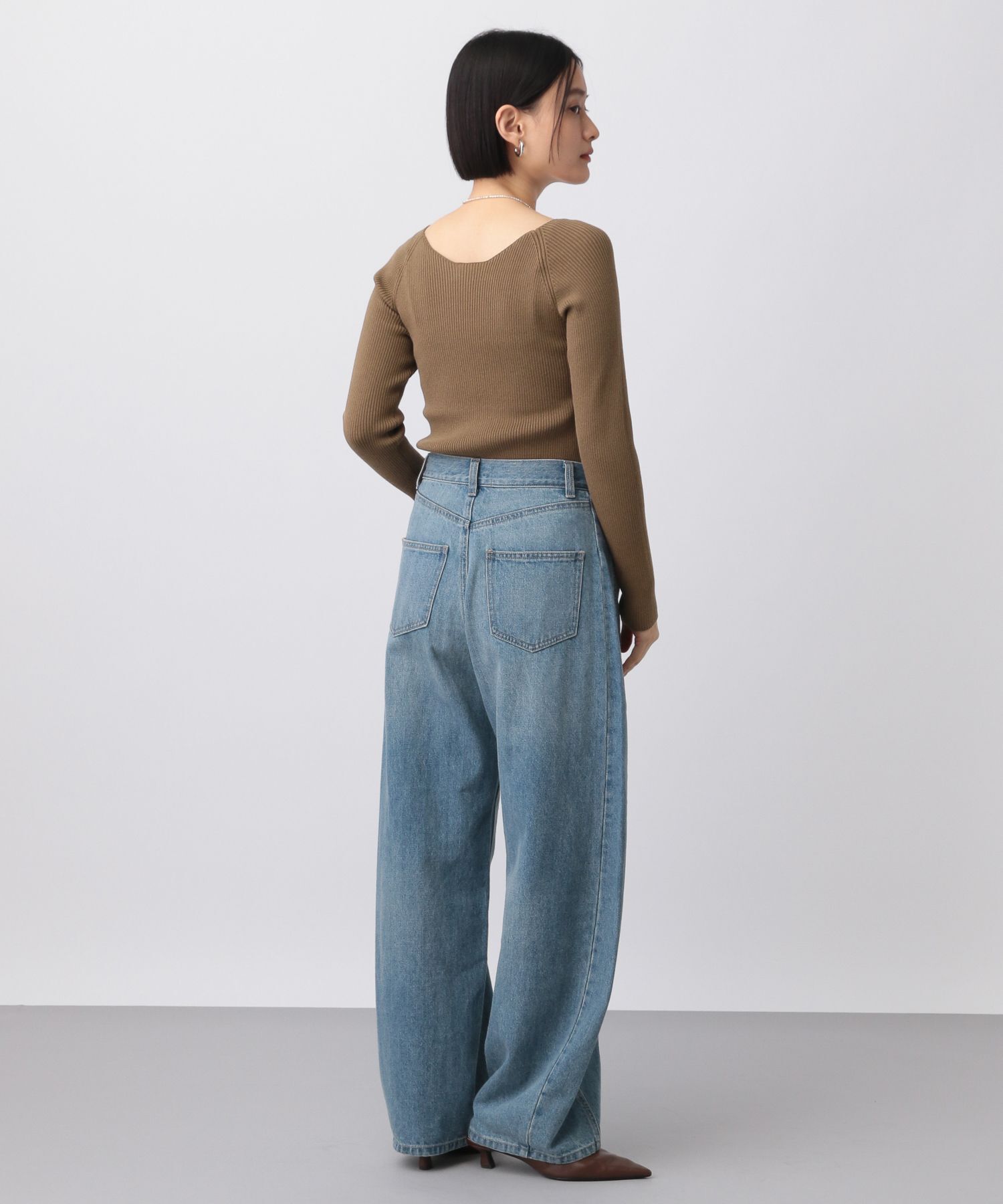 A part by 「2WAYボートネックプルオーバー_長袖」|ニット・セーター|