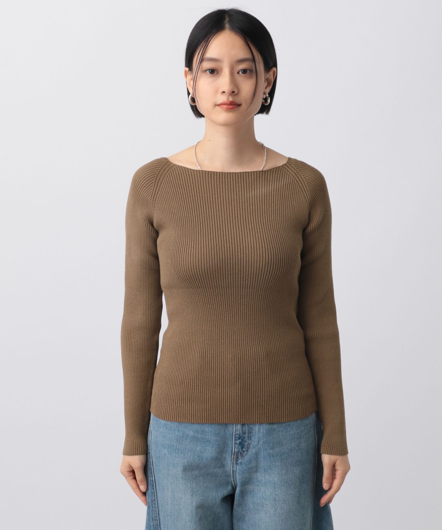 A part by 「2WAYボートネックプルオーバー_長袖」|ニット・セーター|