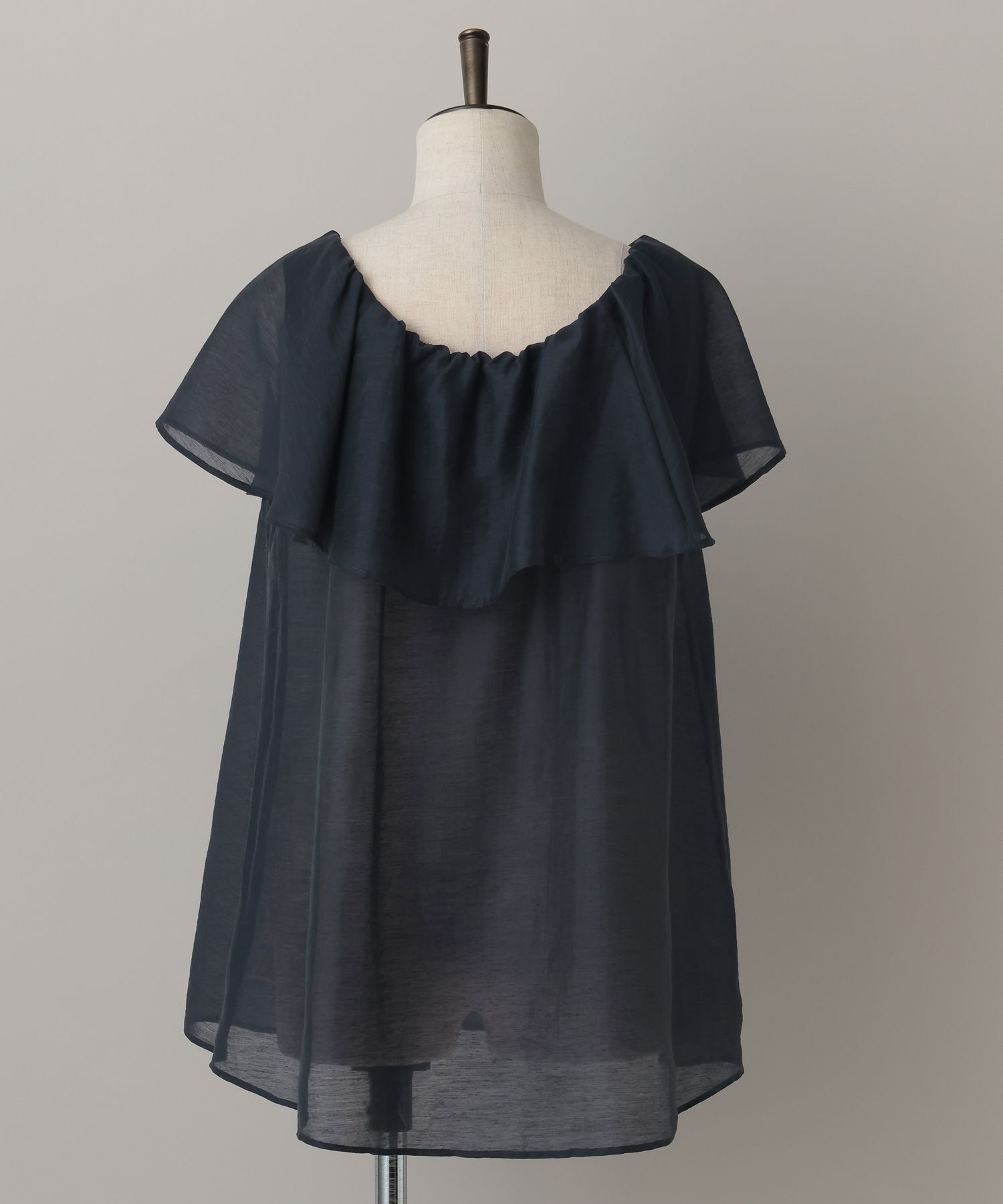 A part by 「リネンフリルブラウスフレンチスリーブ」|シャツ・ブラウス|