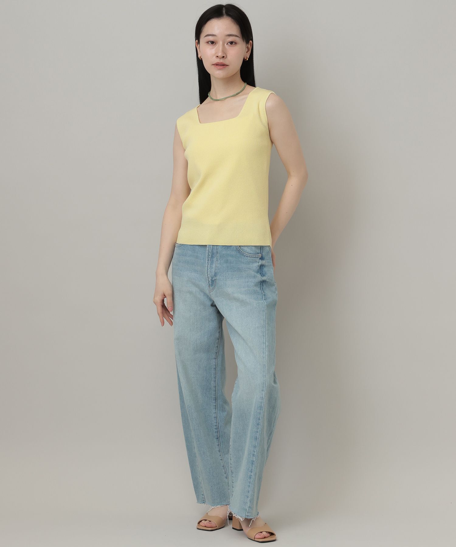 A part by 「スクエアリブタンク」|タンクトップ|