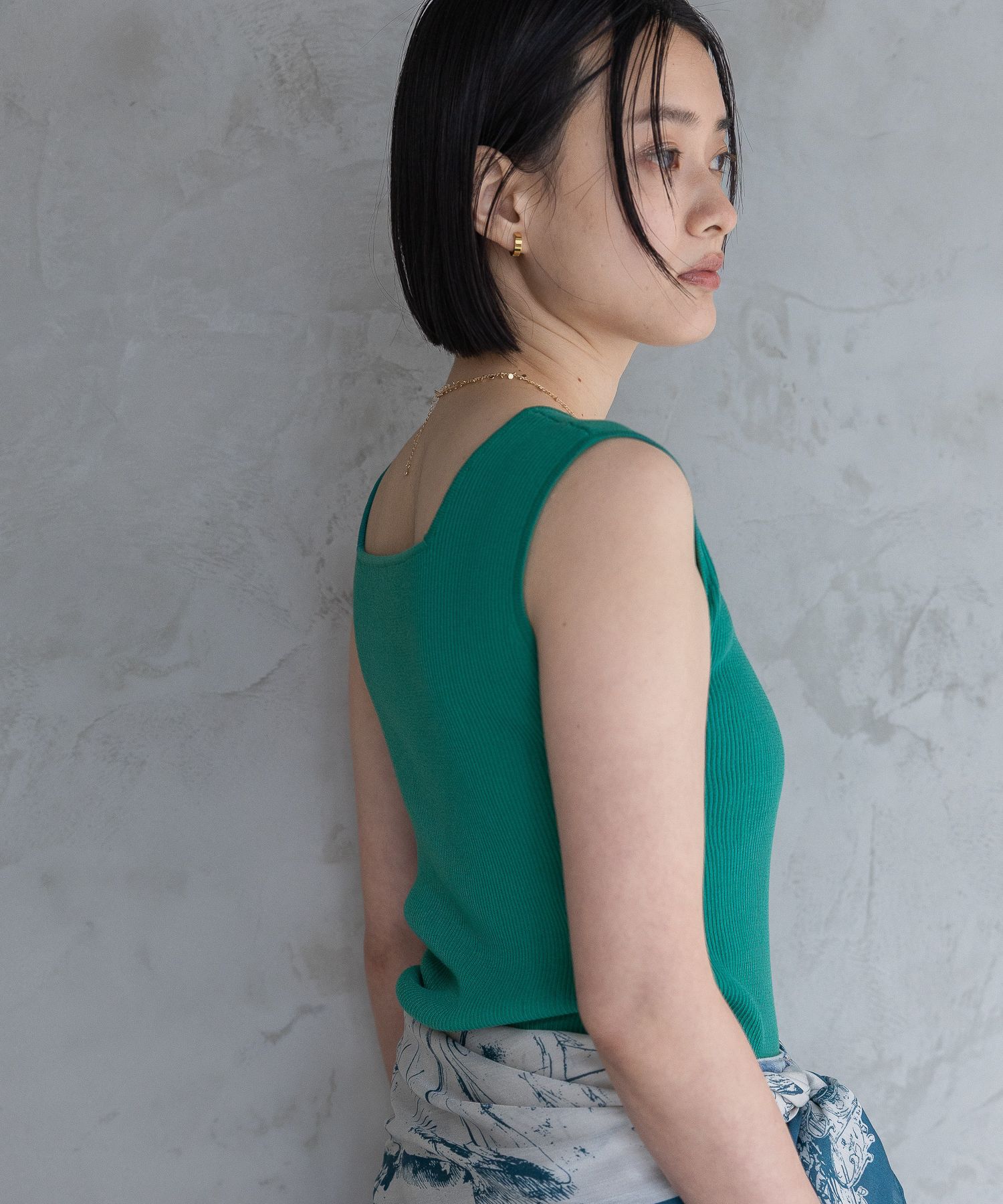 A part by 「スクエアリブタンク」|タンクトップ|