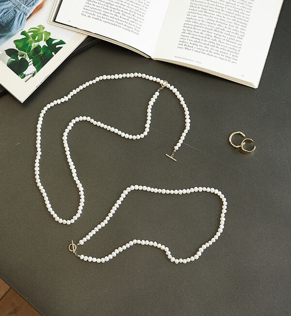 collex「【Ljud/ユード】淡水バロックパールロングネックレス」|ネックレス|