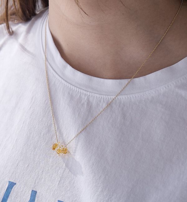 collex「【HARIO Lampwork Factory】ネックレス ひとふさのミモザ」|ネックレス|