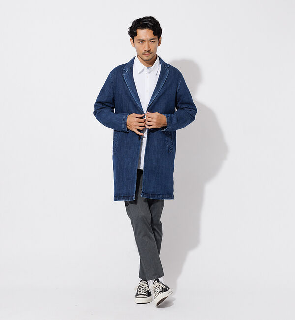 ABAHOUSE「【セットアップ対応】ストレッチ デニム チェスターコート」|その他|