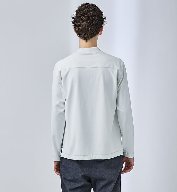 ABAHOUSE「【ハイバックネック】パウダータッチ 長袖Tシャツ」|Tシャツ・カットソー|