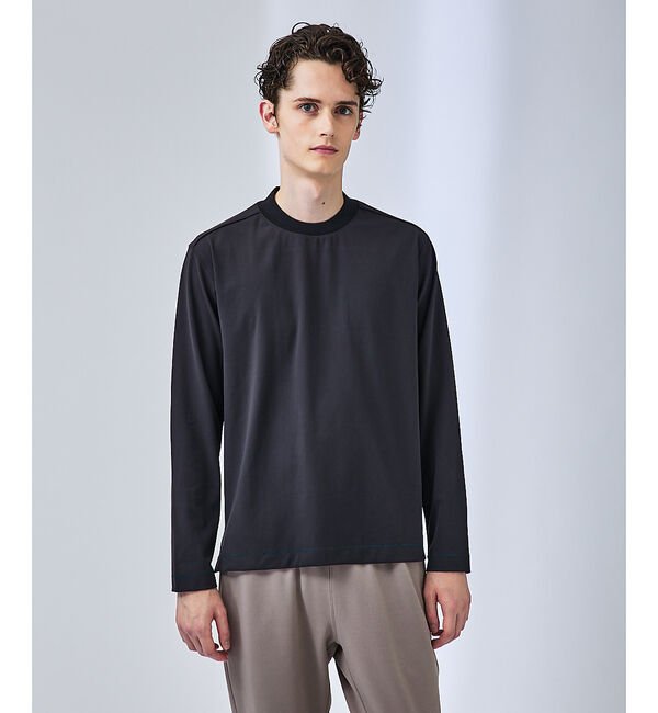 ABAHOUSE「【ハイバックネック】パウダータッチ 長袖Tシャツ」|Tシャツ・カットソー|スミクロ