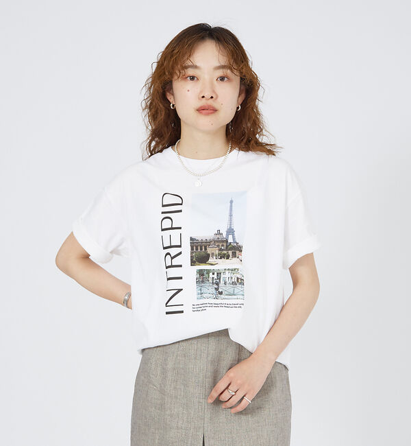 ABAHOUSE「【LE TRIO ABAHOUSE】INTREPID / グラフィックTシャツ」|Tシャツ・カットソー|