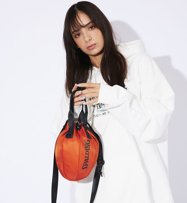 ABAHOUSE「【SPALDING / スポルティング】2WAY LBB SHOULDER BA」|ショルダー・メッセンジャー|ダークオレンジ