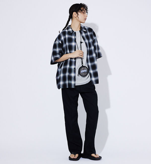 ABAHOUSE「【POLeR/ポーラー】PVC PVC ROUND POUCH/PVCマルチラウ」|ポーチ|