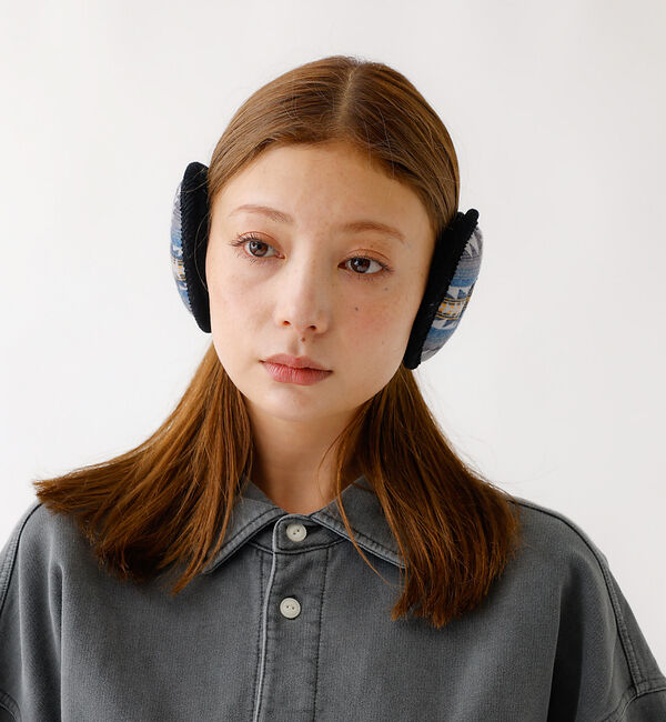 ABAHOUSE「【PENDLETON / ペンドルトン】FLANNEL EAR MUFF / フ」|イヤーマフ|