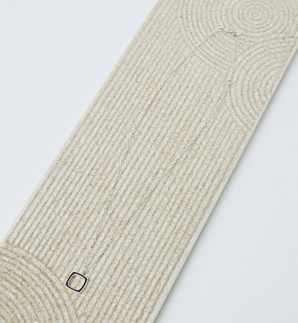 ABAHOUSE「【UNISEX】CUSION FRAME TOP PENDANT / クッション」|ネックレス|