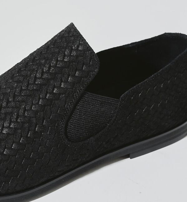 alfredoBANNISTER「【定番木型】メッシュ型押し / サイドゴア レザースリッポン」|その他|