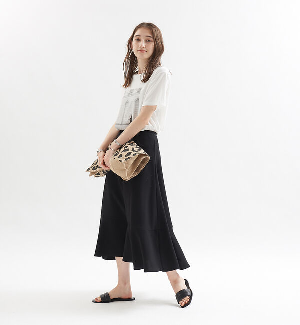 Rouge vif「【セットアップ対応】フレアヘムスカート」|スカート|