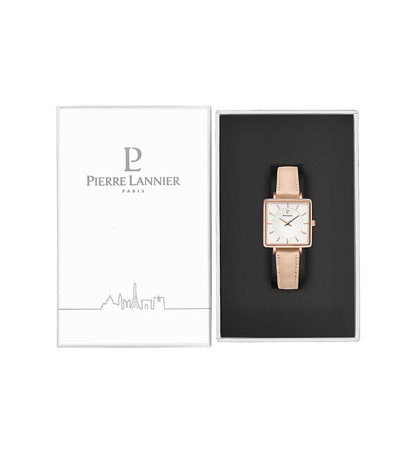 Rouge vif「【PIERRE　LANNIOER】Lecareレザーベルト P007H・P008」|腕時計|