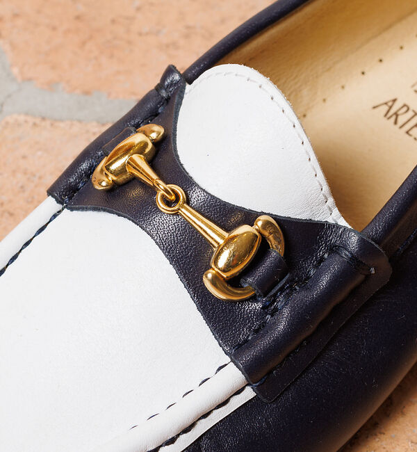 Rouge vif「【ARTESANOS/アルテサノス】 バイカラービットローファー」|ローファー|