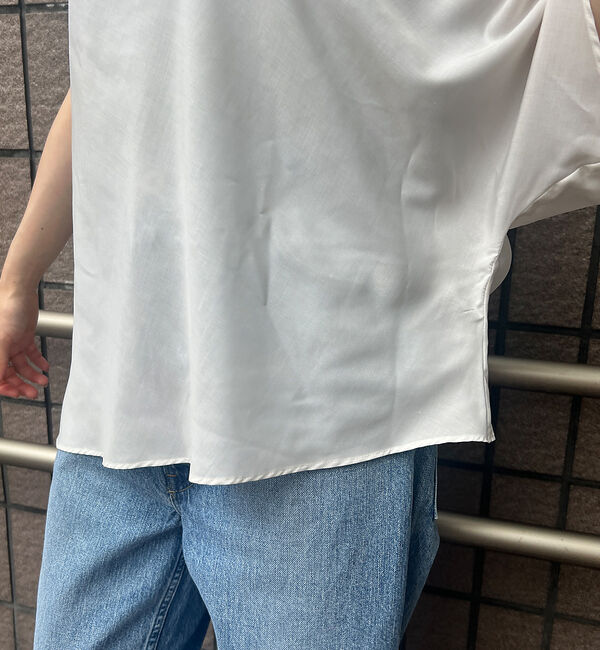 Rouge vif「アシメトリースリーブブラウス」|シャツ・ブラウス|