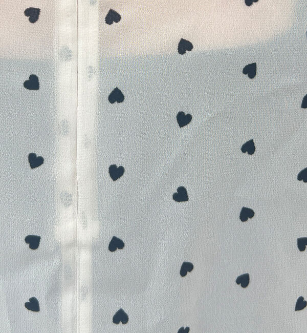 Rouge vif「ハートフロッキーシアーブラウス」|シャツ・ブラウス|