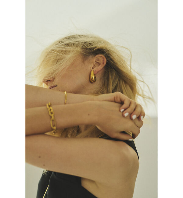 Rouge vif「【ADRAR/アドラル】ブレスレット Long＆Short Chain BL」|ブレスレット・バングル|