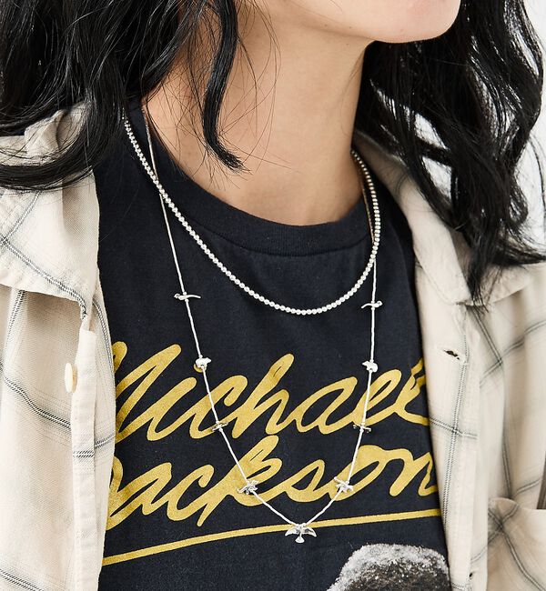 Rouge vif「【Indian Jewelry / インディアンジュエリー】ナバホパールネックレ」|ネックレス|