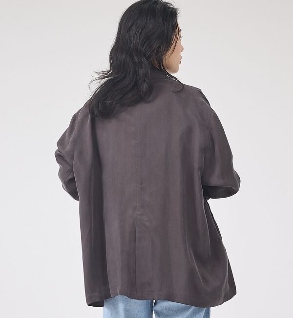 Rouge vif「【セットアップ対応】キュプラフィブリルダブルジャケット」|テーラードジャケット|