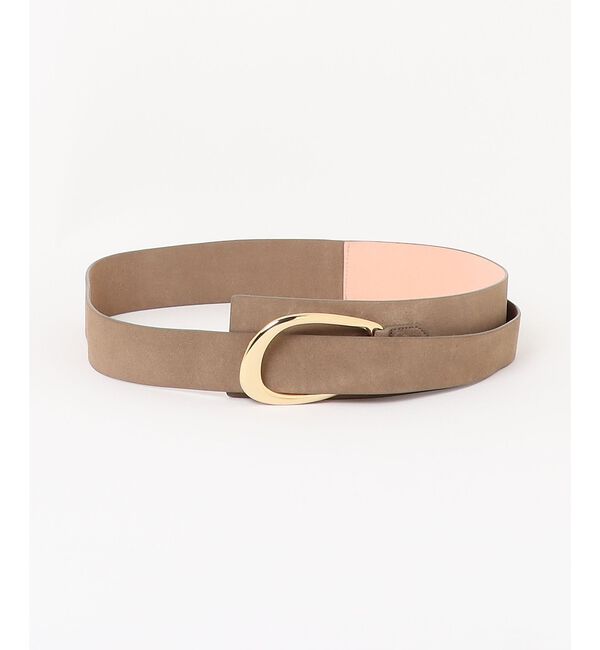 Rouge vif「【ATELIER AMBOISE/アトリエ アンボワーズ】ALASKA/バックル」|ベルト|ベージュ