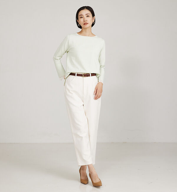 qualite「コットンシャンブレーパンツ」|デニム|