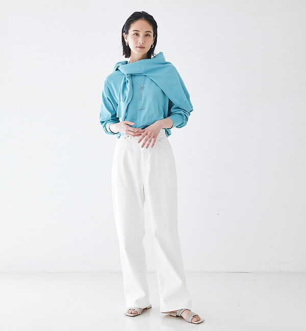 qualite「【YANUK】ルーズストレートデニムパンツ JOAN」|デニム|